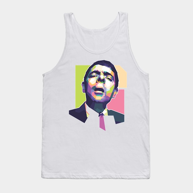 Mr Bean WPAP Tank Top by can.beastar